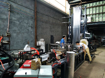 Fully Automatic Aluminum film air bubble box bag making machine