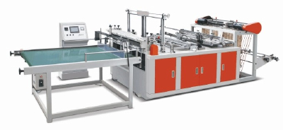 JD-F450 dual channel high-speed plastic flat bag making machine