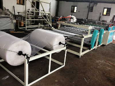 QP-1000Three edge-sealing bubble film bag making machine