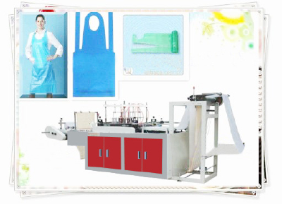 Model-WQJ plastic and non woven apron making machine