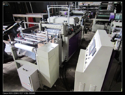 Inflation bag machine