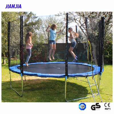 heap 8ft Trampoline and Enclosure for Kids and Adults, Outdoor round Trampoline