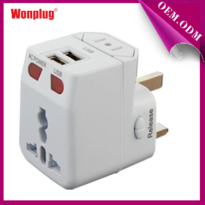 Popular universal usb charger travel adapter plug adapter