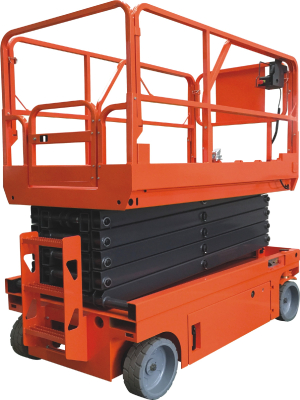 Hydraulic electric manual scissor lift platform and platform