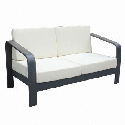 Powder-coated 2-sofa seater for outdoor and indoor uses, Outdoor Furniture