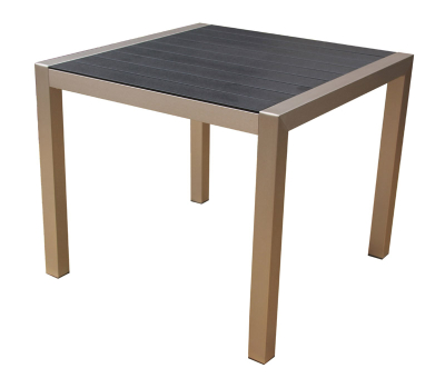 square dining table ideal for indoor and outdoor use