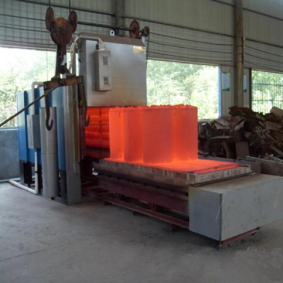 Natural gas car bottom furnace