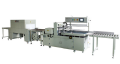 Automatic sealing and cutting heat shrink packaging machine