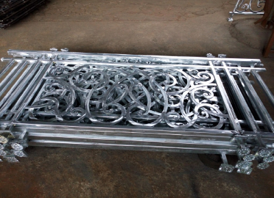 Wrought iron guardrail