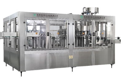 washing filling capping three in one machine for filling juice or tea