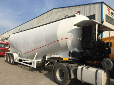 3 Axle bulk cement transport semi trailer of truck