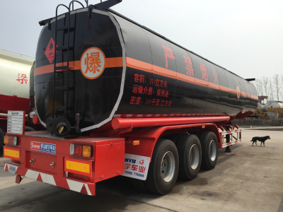3 Axis fuel/oil transportation truck semi trailer
