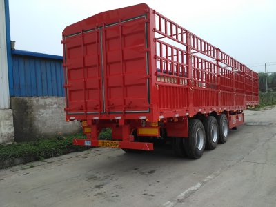 3 axle fence semi trailer HOT SELL