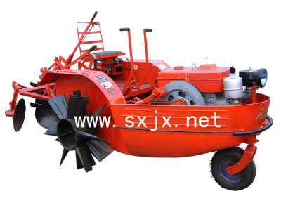 The boat Farmland tillage machine