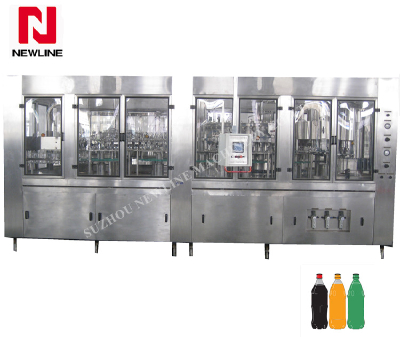 Automatic carbonated beverage filling machine