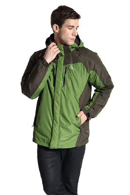 Holzer outdoor new male short jacket sports fashion liner hooded genuine HM8A77