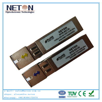 neton NTR-8212 155Mb/s 1310/1550nm bidi sc with DDM sfp optical transceiver