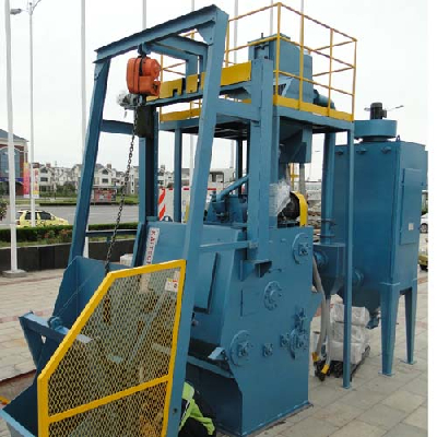 QR3210 auto loading tumble belt shot blasting machine