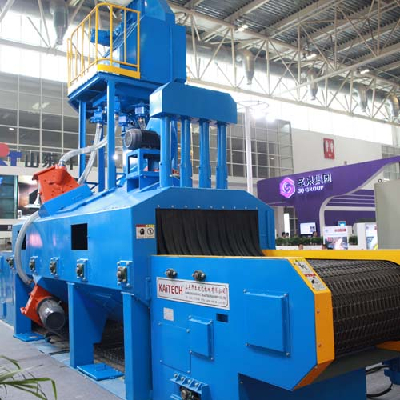 QWD wire mesh belt shot blasting machine