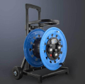 Wheel vehicle cable tray 380V_W-C4A mobile cable tray