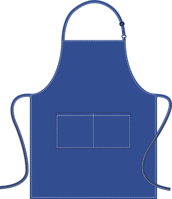 housekeeper check printing T/C apron, Kitchen Aprons