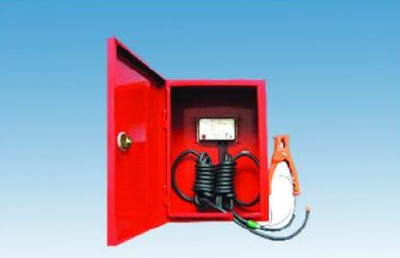 Anti explosion fixed static grounding alarm for oil tank car