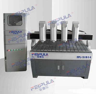 FPL-1518-4 woodworking engraving machine, you can process the size of 1.5m*1.8m