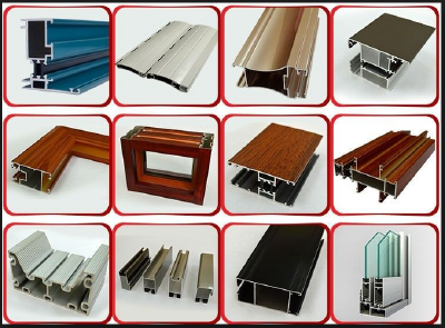 Powder coated aluminum profiles