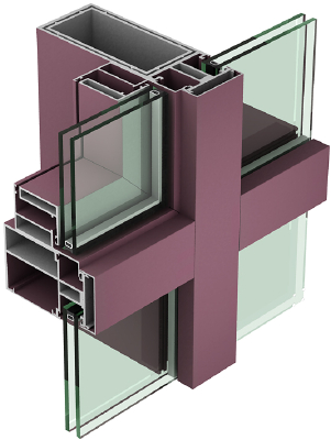 Curtain wall 180 full bright node