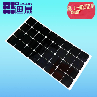 Home electricity 100W flexible or glass lamination sunpower solar panel