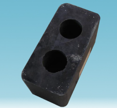 Square rubber block