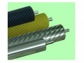 Mine machine  Rubber rollers