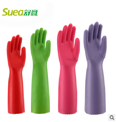 Suea  668 household colour gloves The kitchen chores cleanning gloves