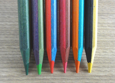 HQ 36 colors cedar wood round color pencil