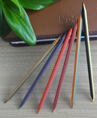 HQ 36 colors cedar wood round color pencil