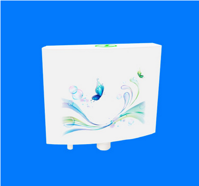 Super thin water tank for squatting closet