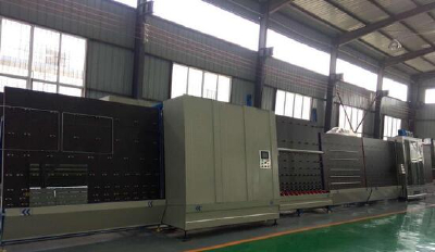 Glass washing and drying machine