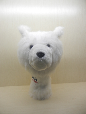 Bear Golf Club Cover Plush Toy