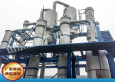 Three effect forced evaporator