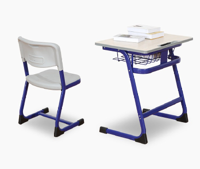 Cheap steel / metal / iron child desk and chair