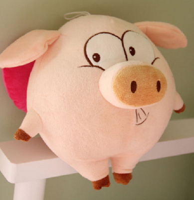 Three pig PigHead pillow