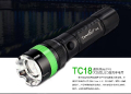 Straight beam focusing flashlight