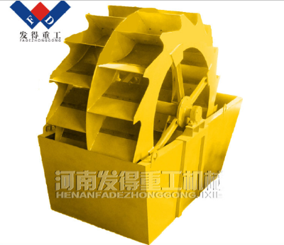 Wheel sand washing machine