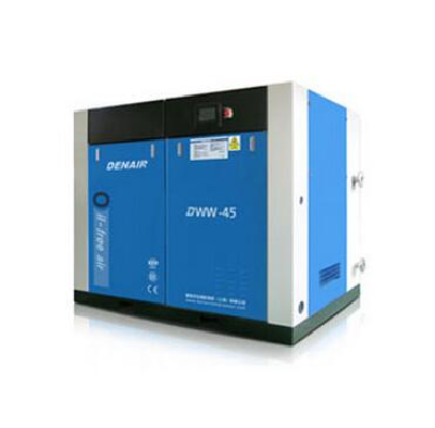 Dry non oil screw air compressor