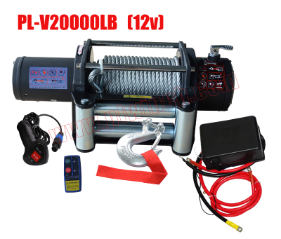 High Performance 20000lb Electric Winch Jeep Tractor Winch with Synthetic Rope