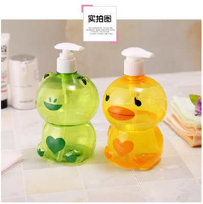 Travel Portable cartoon animal emulsion pressing bottle