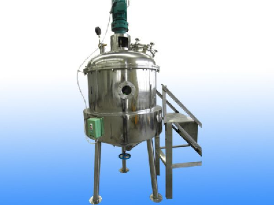 Vertical stainless steel mixing tank