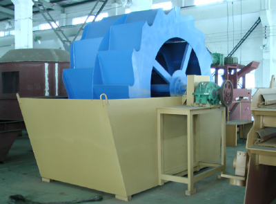 Wheel sand washing machine