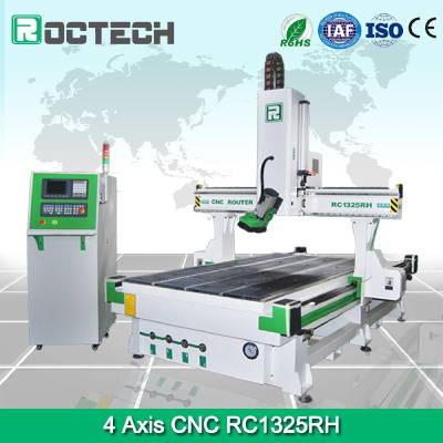 4 Axis Wood CNC Router / 4 Axis CNC Router / Woodworking CNC Router 4 axis Spindle 180 degrees