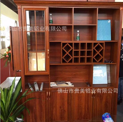 High quality aluminum aluminum cabinet Cabinet Bookcase balcony aluminum wardrobe